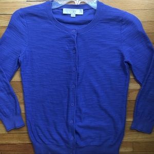 Textured LOFT XXSP 3/4 length cardigan